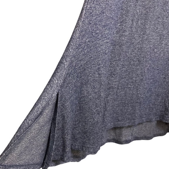 LULAROE High Low SIMPLY COMFORTABLE Blue Tunic Long Tee Mini Dress Womens Large - Picture 11 of 15